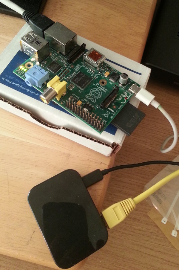 Raspberry Pi and WT1520 doing the same thing